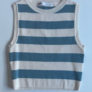 Zara Striped Knit Top